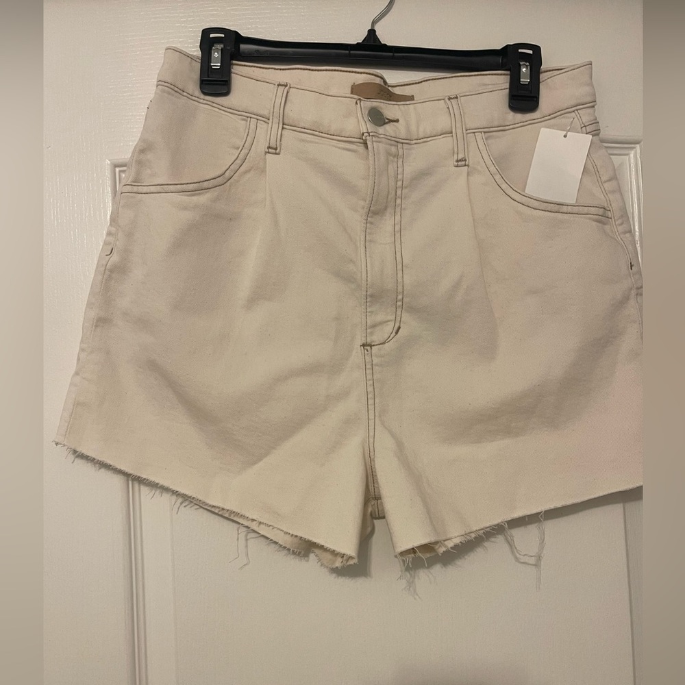 NWT| JOE’S JEANS| PLEATED HIGH RISE SHORTS - Picture 2 of 4